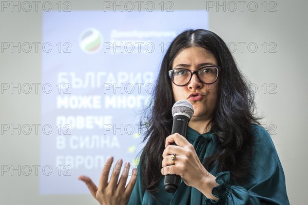 DEU Germany Germany Berlin Election campaign event organised by Bulgarian parliamentarian Maria