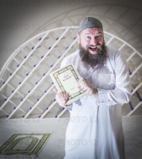 DEU Germany Germany Berlin The head of the Ibn Rushd Goethe Mosque, Christian Hermann, poses in the