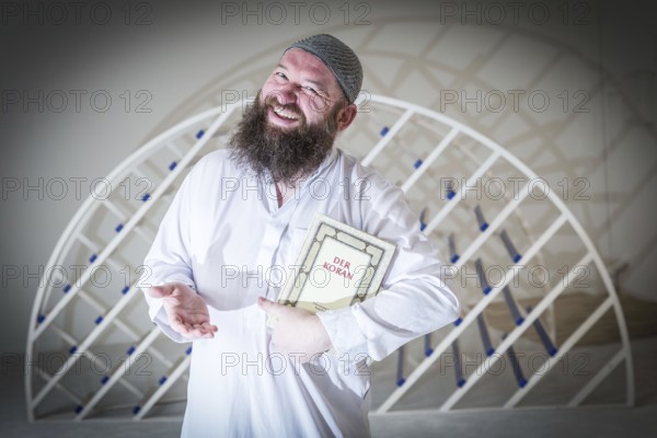 DEU Germany Germany Berlin The head of the Ibn Rushd Goethe Mosque, Christian Hermann, poses in the