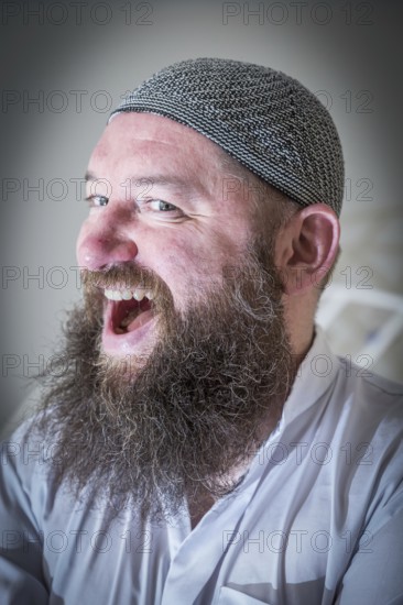 DEU Germany Germany Berlin The head of the Ibn Rushd Goethe Mosque, Christian Hermann, poses in the