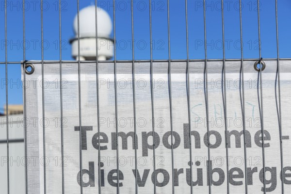DEU Germany Germany Berlin A newly designed container village for refugees, the 'Tempohome', at the