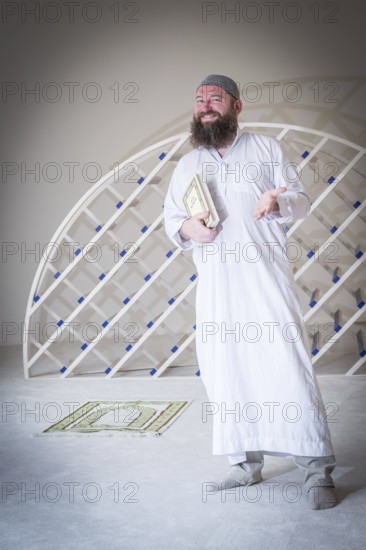 DEU Germany Germany Berlin The head of the Ibn Rushd Goethe Mosque, Christian Hermann, poses in the