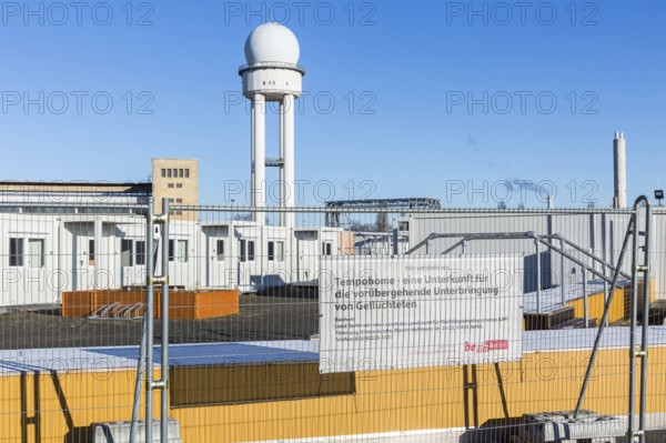 DEU Germany Germany Berlin A newly designed container village for refugees, the 'Tempohome', at the