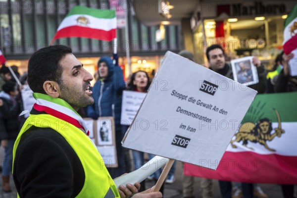 DEU Germany Germany Berlin Protests against the Iranian government by demonstrations of exiled