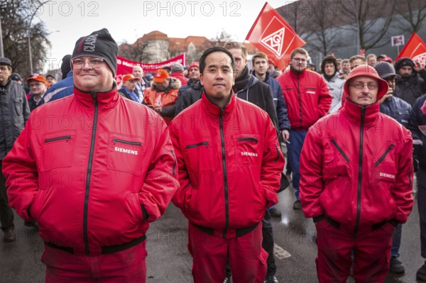 DEU Germany Germany Berlin Siemens employees and their suppliers demonstrate in front of the