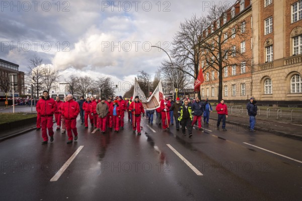 DEU Germany Germany Berlin Siemens employees and their suppliers demonstrate in front of the