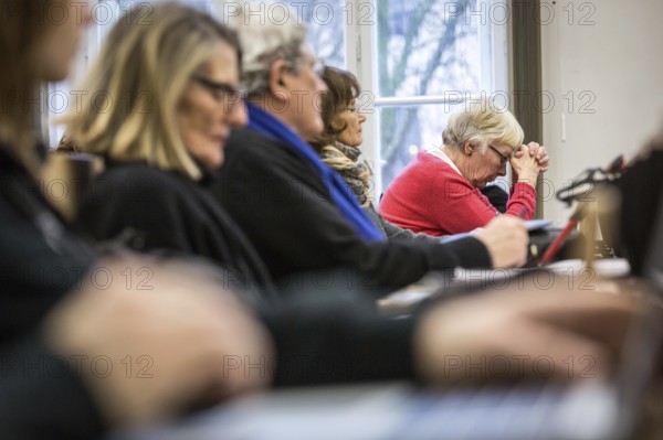 DEU Germany Germany Berlin Impressions from Humboldt University Unter den Linden. Older listeners