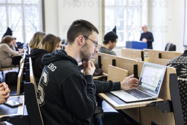 DEU Germany Germany Berlin Impressions from Humboldt University Unter den Linden. Students in the