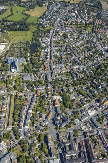 Aerial view, Ludwig-Erhard-Straße, Alleestraße, Ahornallee, between Werler Straße and Hamm, Ruhr