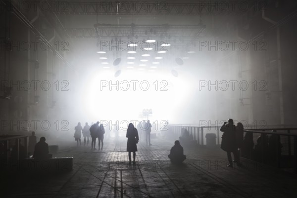 DEU Germany Germany Berlin The light installation SKALAR by Christoph Bauder and Kangding Ray at