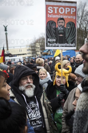 DEU Germany Germany Berlin Demonstration ' March of Women, which was organised by AFD member,