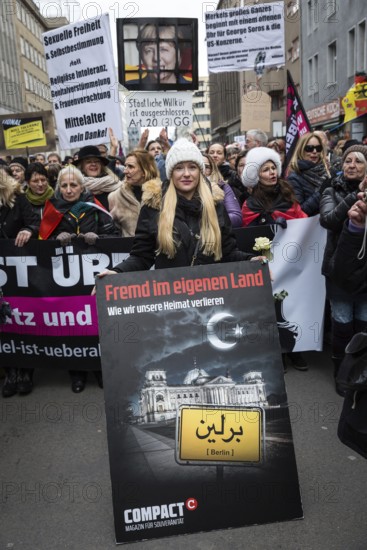 DEU Germany Germany Berlin Demonstration ' March of Women, which was organised by AFD member,