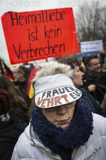 DEU Germany Germany Berlin Demonstration ' March of Women, which was organised by AFD member,