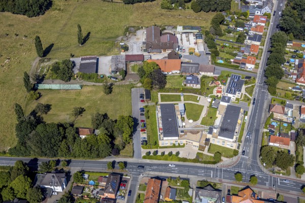 Aerial photo, Seniorenzentrum St. Josef, Katholische KiTa St. Josef, Hamm, Ruhr area, North