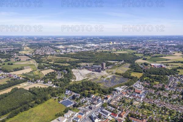 Aerial view, Former Ost colliery, Old Heinrich-Robert colliery, Hammerhead tower, former colliery,
