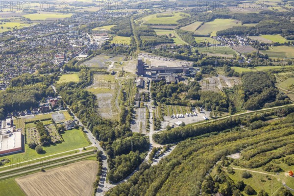 Aerial view, former Ost Heinrich Robert mine, Wiescherhöfen, Hamm, Ruhr area, North
