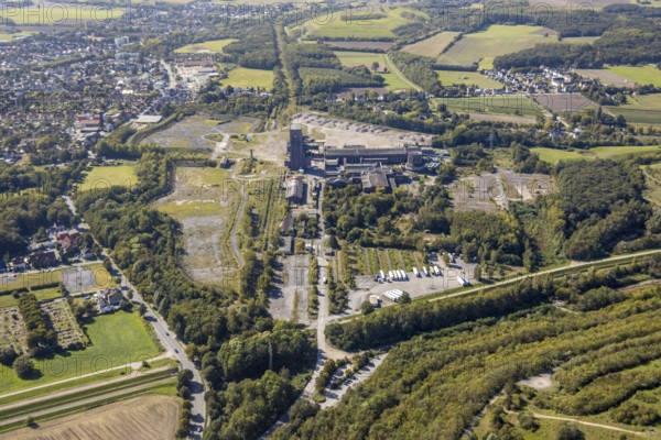 Aerial view, former Ost Heinrich Robert mine, Wiescherhöfen, Hamm, Ruhr area, North