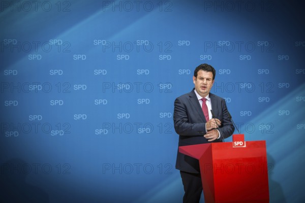 DEU Germany Germany Berlin The new General Secretary of the SPD, Hubertus Heil, during a press