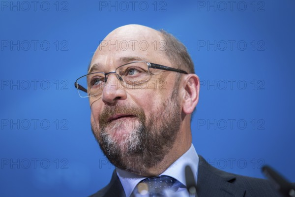 DEU Germany Germany Berlin SPD leader and candidate for chancellor Martin Schulz during a press