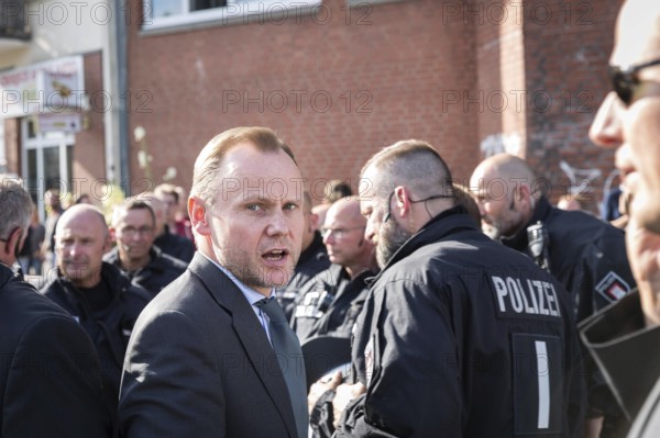 DEU Germany Germany Hamburg Protests in front of and during the 'Welcome to hell' demonstration in