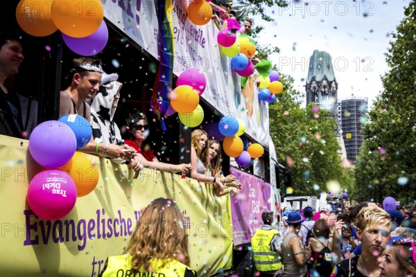 DEU Germany Germany Berlin Christopher Street Day is travelling through the city. Gays, lesbians,