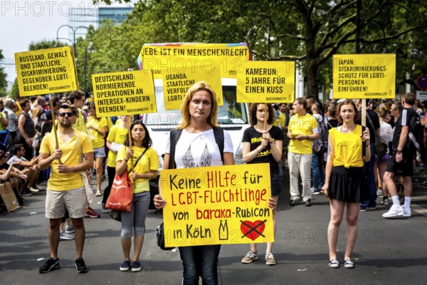 DEU Germany Germany Berlin Christopher Street Day is travelling through the city. Gays, lesbians,