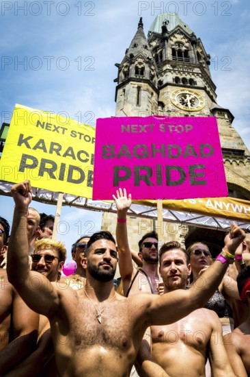 DEU Germany Germany Berlin Christopher Street Day is travelling through the city. Gays, lesbians,