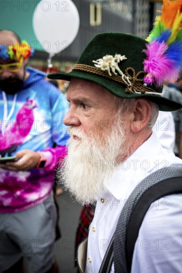 DEU Germany Germany Berlin Christopher Street Day is travelling through the city. Gays, lesbians,