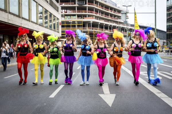 DEU Germany Germany Berlin Christopher Street Day is travelling through the city. Gays, lesbians,