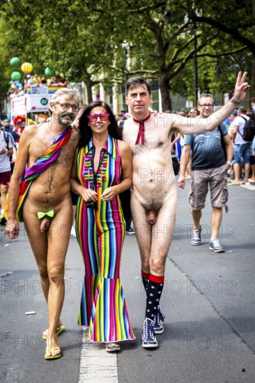 DEU Germany Germany Berlin Christopher Street Day is travelling through the city. Gays, lesbians,