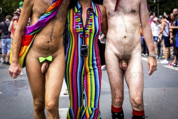 DEU Germany Germany Berlin Christopher Street Day is travelling through the city. Gays, lesbians,