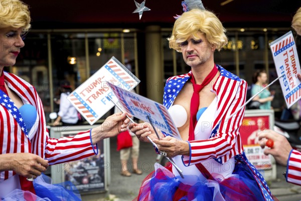 DEU Germany Germany Berlin Christopher Street Day is travelling through the city. Gays, lesbians,