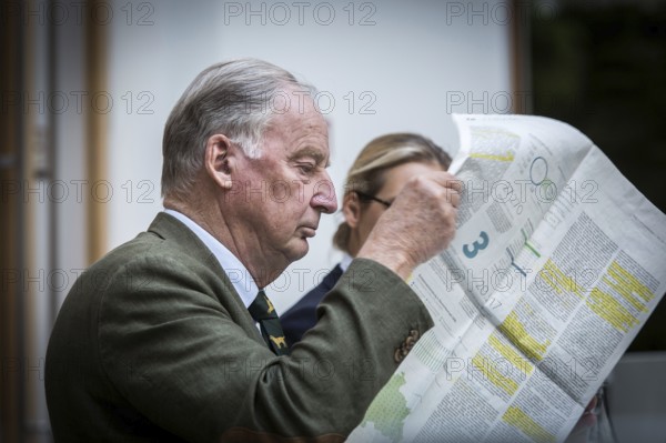 DEU Germany Germany Berlin AFD press conference on environmental policy with Alexander Gauland and