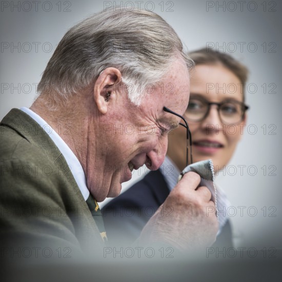 DEU Germany Germany Berlin AFD press conference on environmental policy with Alexander Gauland and