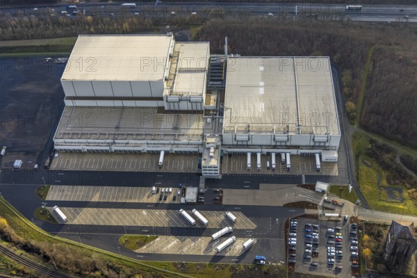 Aerial view, Nordfrost logistics centre, former colliery Unser Fritz, Am Malakowturm, Unser Fritz,