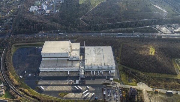 Aerial view, Nordfrost logistics centre, former colliery Unser Fritz, Am Malakowturm, Unser Fritz,