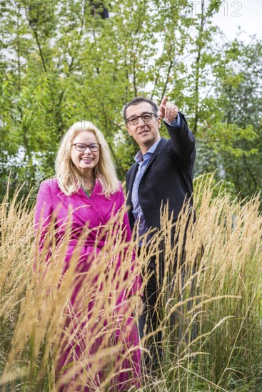 DEU Germany Germany Berlin Kirsten Kappert-Gonther and Cem Özdemir are running for the leadership