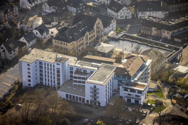 Aerial photo, retirement home GVS Herdecke, primary school, Robert-Bonnermann-Schule, Herdecke,