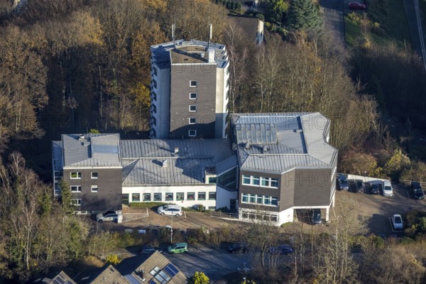 Aerial photo, Ambulanticum Herdecke, Herdecke, Ruhr area, North Rhine-Westphalia, Germany, DE,