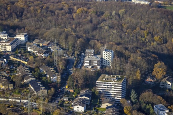 Aerial photo, Ambulanticum Herdecke, Herdecke, Ruhr area, North Rhine-Westphalia, Germany, DE,