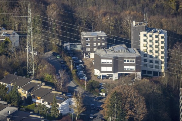 Aerial photo, Ambulanticum Herdecke, Herdecke, Ruhr area, North Rhine-Westphalia, Germany, DE,