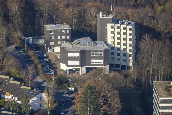 Aerial photo, Ambulanticum Herdecke, Herdecke, Ruhr area, North Rhine-Westphalia, Germany, DE,