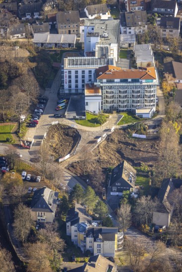 Aerial photo, retirement home GVS Herdecke, Herdecke, Ruhr area, North Rhine-Westphalia, Germany,