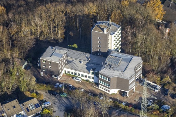 Aerial photo, Ambulanticum Herdecke, Herdecke, Ruhr area, North Rhine-Westphalia, Germany, DE,