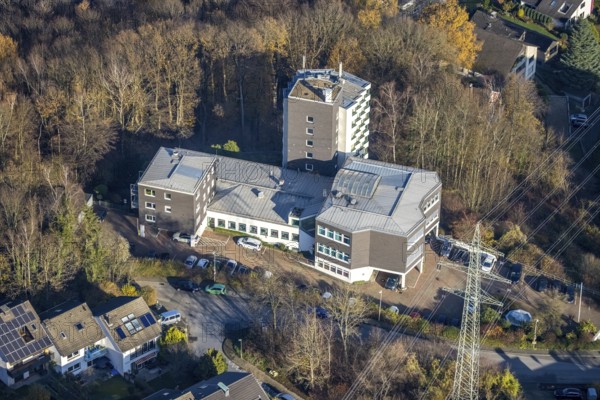 Aerial photo, Ambulanticum Herdecke, Herdecke, Ruhr area, North Rhine-Westphalia, Germany, DE,