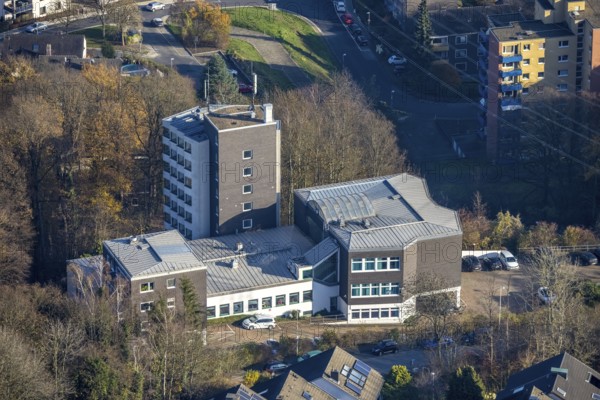 Aerial photo, Ambulanticum Herdecke, Herdecke, Ruhr area, North Rhine-Westphalia, Germany, DE,
