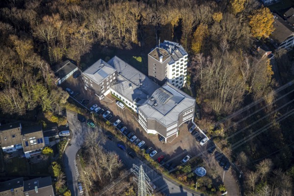 Aerial photo, Ambulanticum Herdecke, Herdecke, Ruhr area, North Rhine-Westphalia, Germany, DE,