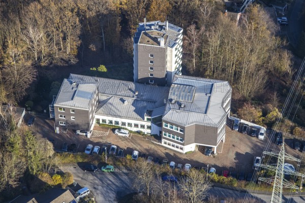 Aerial photo, Ambulanticum Herdecke, Herdecke, Ruhr area, North Rhine-Westphalia, Germany, DE,