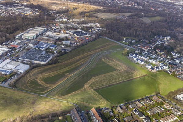 Aerial view, Planned construction area in the area Castroper Straße / An der Lime tree in Södingen