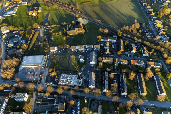 Aerial view, Selmiger Heide, new development area Manfred-Billinger-Straße, Weetfelder Straße,